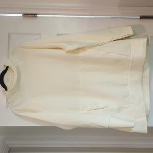 NWOT Fabletics Sz 3X Baby Yellow Canary Mock Neck Fleece Pull Over Soft